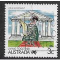 AUS 1988 3c 'LIVING TOGETHER - LOCAL GOVERNMENT...