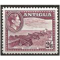 Antigua 1938 SG106 2/6d Brown Purple Mounted Mi...