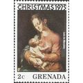 GRENADA, CHRISTMAS, Madonna and Child, Filippino Lippi, brown 1975, 2c