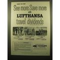 1959 Lufthansa Airlines Ad - See More Save More