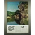 1970 Middle South Utilities Ad - Where The Buffalo Roams in the Ozarks