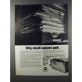 1981 Minolta EP520 Copier Ad - Small Copiers Quit