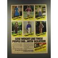 1986 Extra Strength Dexatrim Ad - Lose Weight Like These People