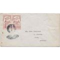 Mexico #350a Rouletted Pair 1916 Chiguagua to C...