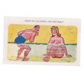 SAUCY SEASIDE POSTCARD unused Jester edition no...