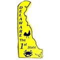 Delaware The First State With Crab United State...