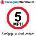 TR025 5 MPH SIGN BUMPS CAR PARKS HOUSING ESTATE...