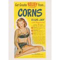 Lose Corns Spots Old Foot Plasters Bandage Blue...