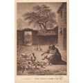 JF Millet Femme Donnant A Manger A Des Oies Fre...