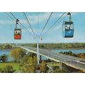 Postcard Zoobrucke and Rheinseilbahn, Koln am R...
