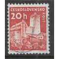 CZECH REPUBLIC 1960 CZECH CASTLES 20H ORANGE KO...
