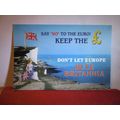 SAY NO TO THE EURO. Beachy Head, Sussex unused ...