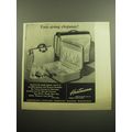 1958 Hartmann Luggage Ad - Easy-going elegance
