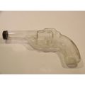 AVOR CLEAR GLASS GUN W/ METAL LID 3 1/4 OZ. CAN...