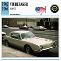 Collectors Club card. Classic Cars. Studebaker ...