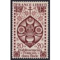 French India 1942 SG 235 MM (C-272 (2))
