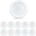 ECOELER 10Pack 6" Dimmable LED Disk Light, 16.5...