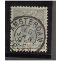 NETHERLANDS 1891 WILHELMINA 12 1/2C GREY F/U SG...