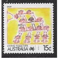 AUS 1988 15c 'LIVING TOGETHER - SPORT' FINE USE...