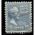 Used 820 15c James Buchanan Very Fine M08004