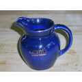 Small Grant's Scotch Whisky Blue & Gilt Water Jug