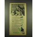 1944 Absorbine Jr. Ad - Must Have Athlete's Foot