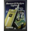1980 Benson & Hedges Lights Cigarettes Ad - I L...