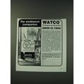 1987 Watco Danish Oil Finish Ad - The workbench Companion