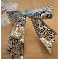 Lot of 17 4" X 4" Shapeable Silver Sparkle Ribb...