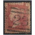 1858 SG43 1d Red Plate 162 Good Used Check Lett...
