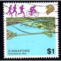 Singapore 1987 River Conservation $1 value, use...