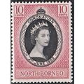 NORTH BORNEO 1953 10c Coronation, SG 271 (Scott...