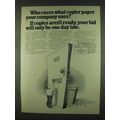 1978 Hammermill Papers Ad - Who Cares