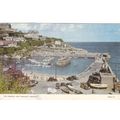 The Harbour and Mainland Newquay Cornwall Postc...