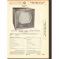 SYLVANIA model 1-125 -197 -245 -246 television ...