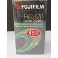 FujiFilm HQ120 6 Hour 4-PACK High Quality Video...