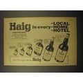 1966 Haig Scotch Ad - Haig in every - local -ho...