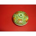 PILL BOX / BY DEL PRADO E P 28 GREEN WITH ORANG...