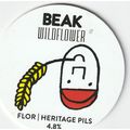 USED KEG CLIP FRONT - BEAK BREWERY - FLOR HERIT...