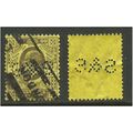 GB 1902 - 11 KEV11 3d Purple/Yellow Perfins S &...