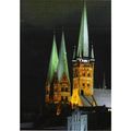 EV 1: Lübeck: St. Peter's Church at Night.