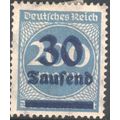 Germany 1923 - SG282 - surcharge 30T on 200m bl...