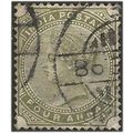 India 1865 SG64 4a Green Good+/Fine Used ... ..
