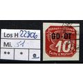 Los H22806: Böhmen & Mähren Mi. 51, gest.