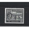 Turks&Caicos.SG194 1/4d Raking Salt (Black).Mou...