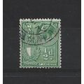 Malta.SG194 1/4d Yellow-Green.Fine Used.Apr25g