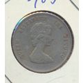 1981 East Caribbean States, 25 Cent Coin, Ungraded