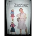 Vintage Simplicity #7622 Girls' Skirt in 2 Leng...