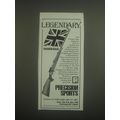1985 Parker-Hale Rifles Ad - Legendary