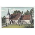 Chilbolton Church near Stockbridge Postcard Ham...